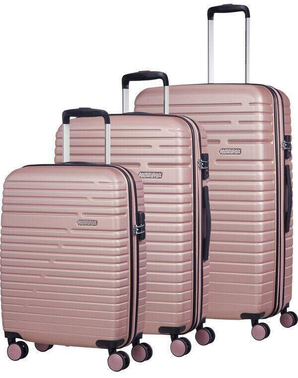 American Tourister Aero Racer Luggage set rose pink