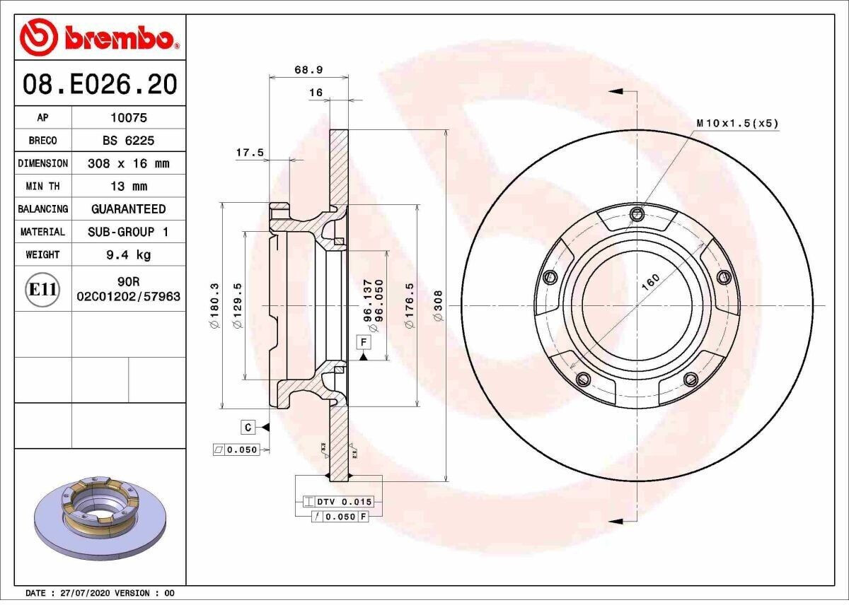 Brembo 08.E026.20