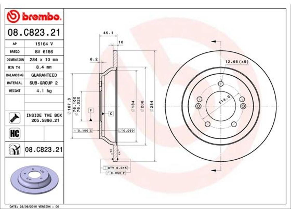 Brembo 08.C823.21