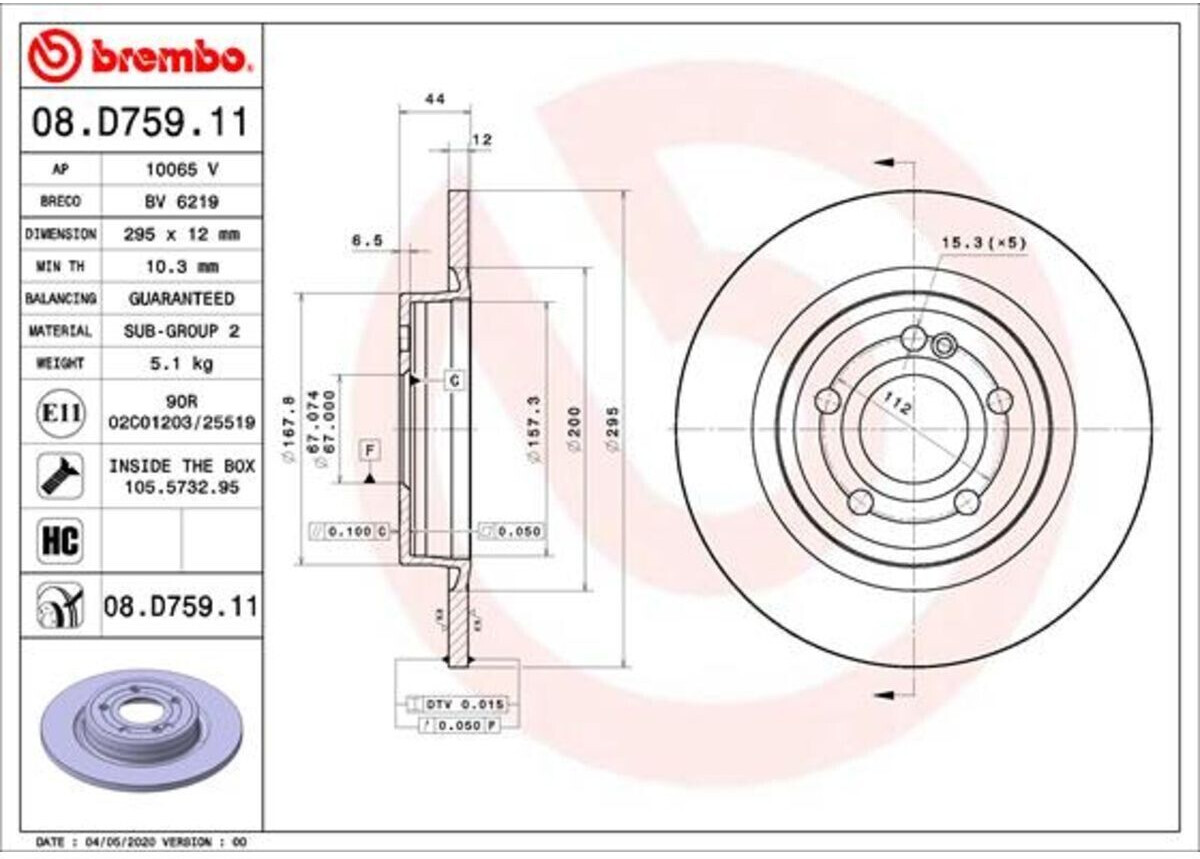 Brembo 08.D759.11