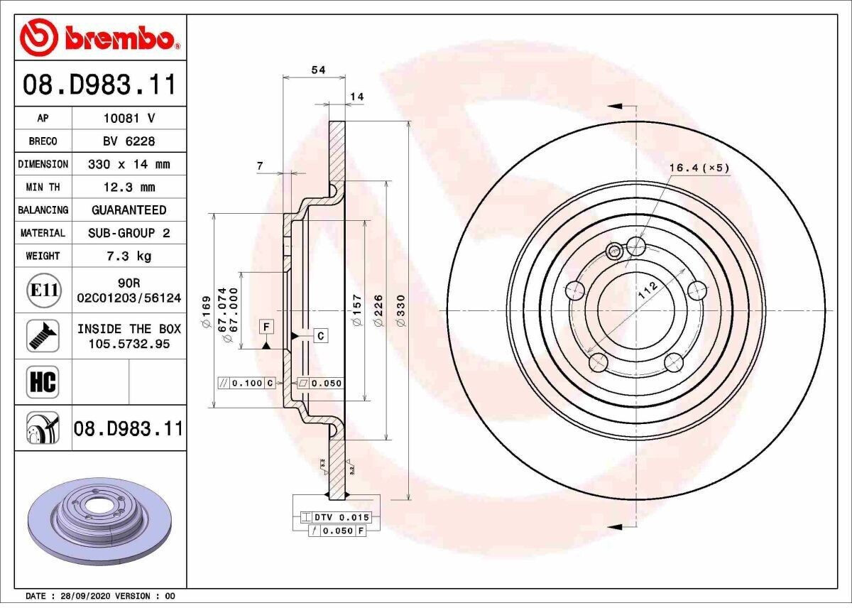 Brembo 08.D983.11