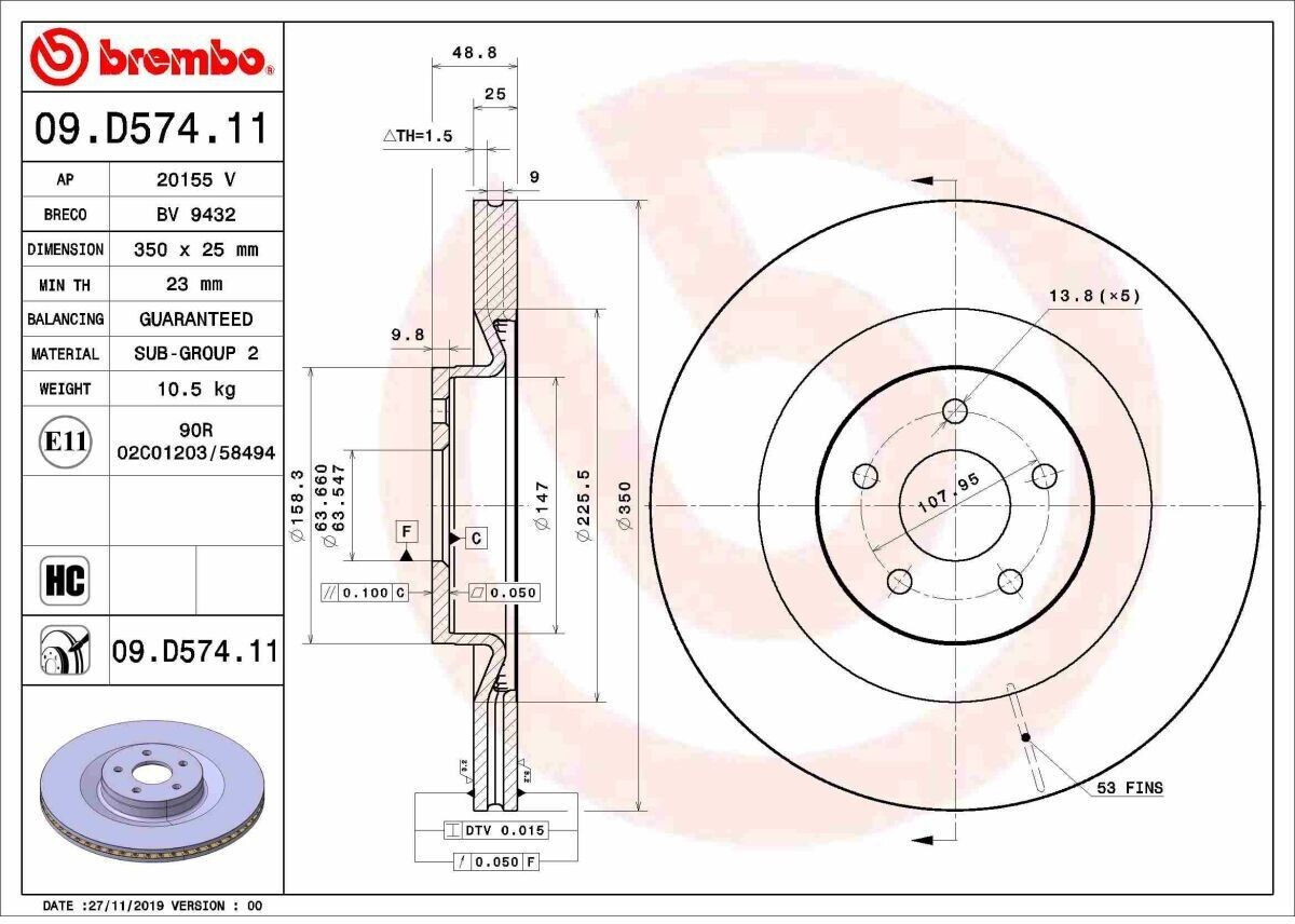 Brembo 09.D574.11