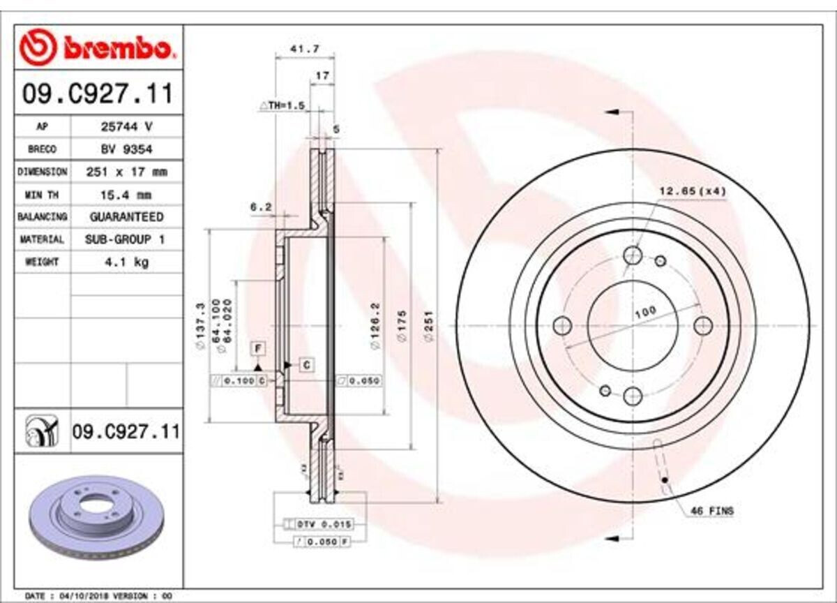 Brembo 09.C927.11