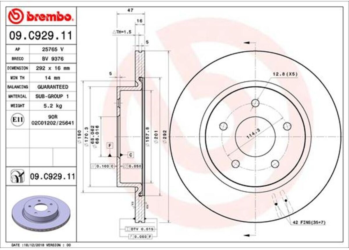Brembo 09.C929.11