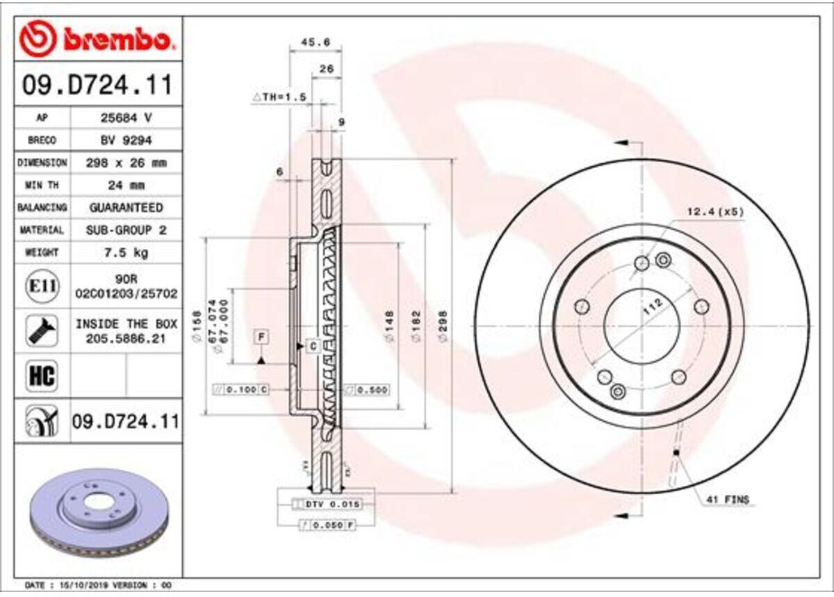 Brembo 09.D724.11