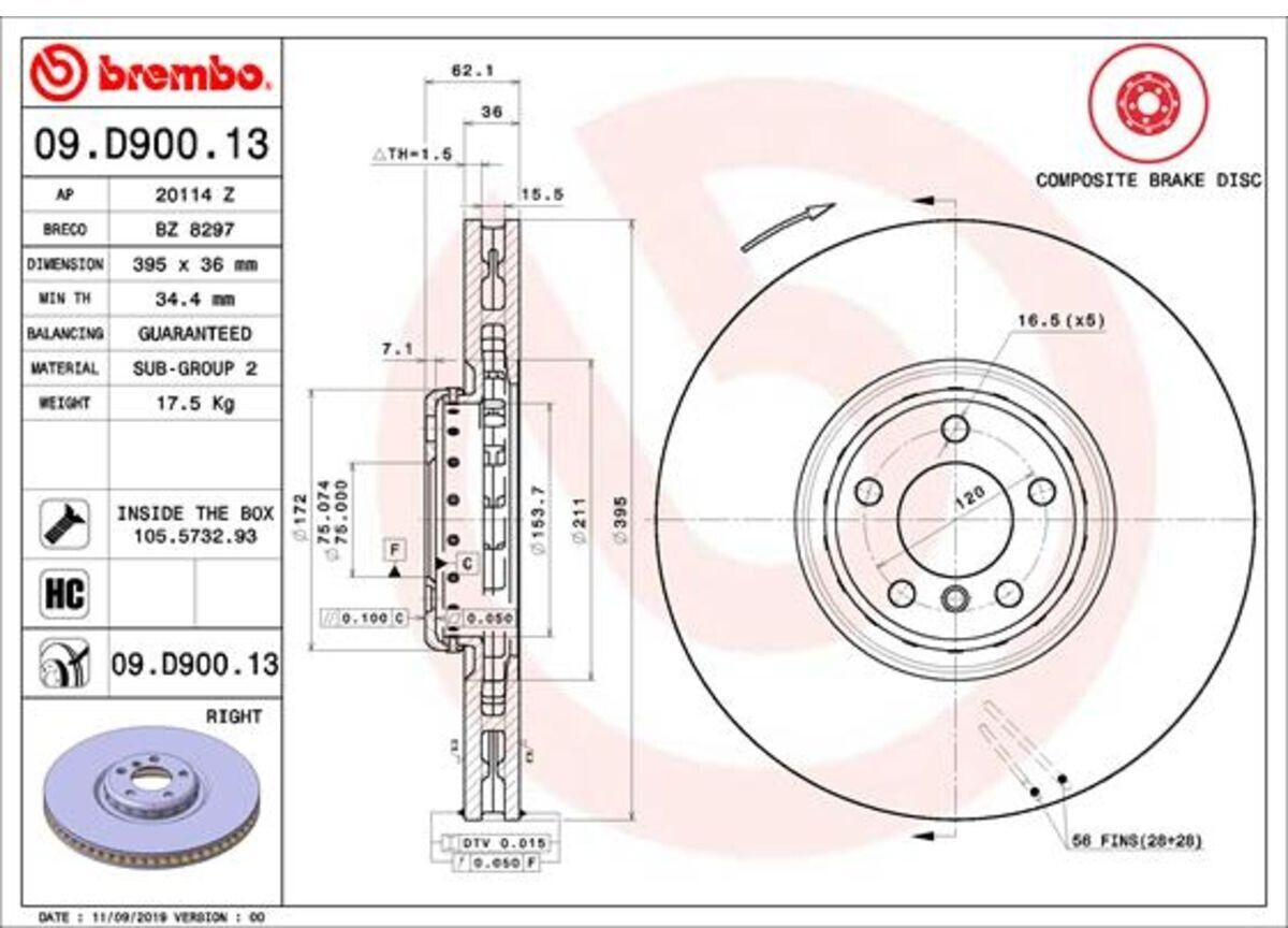 Brembo 09.D900.13