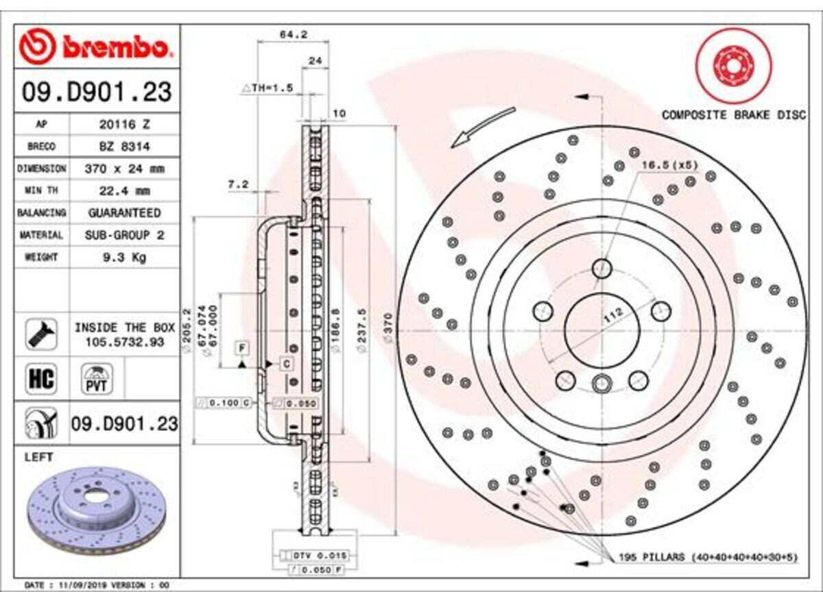 Brembo 09.D901.23