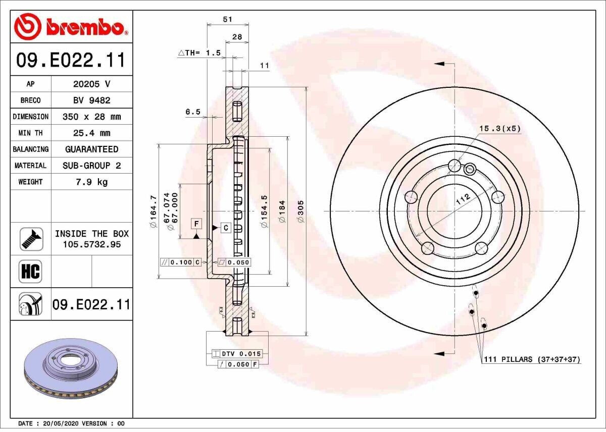 Brembo 09.E022.11