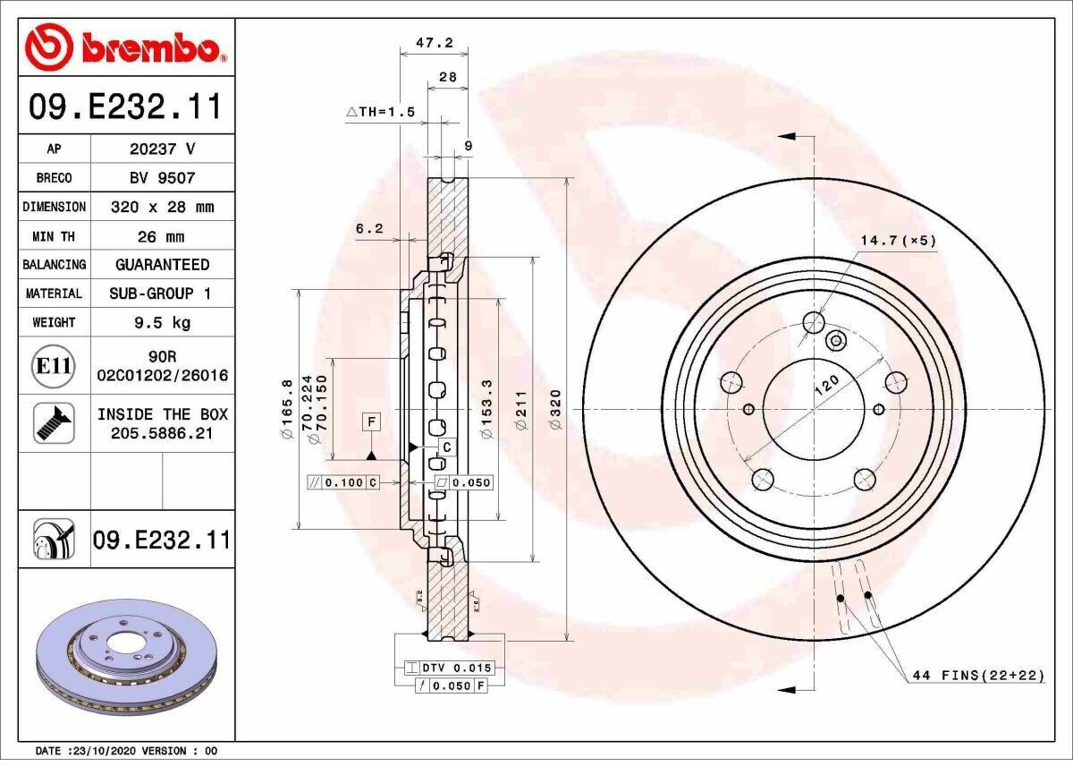 Brembo 09.E232.11