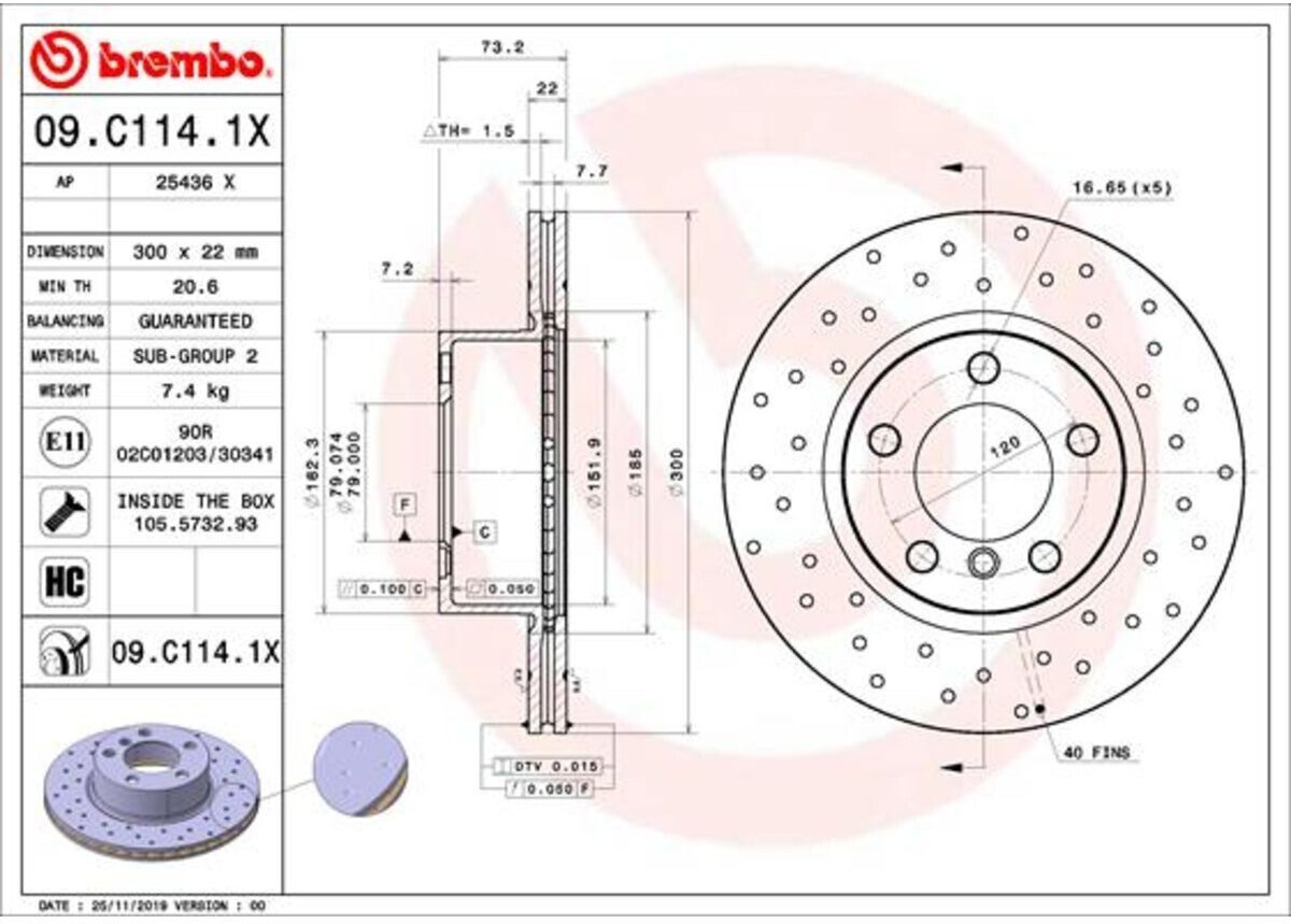 Brembo 09.C114.1X