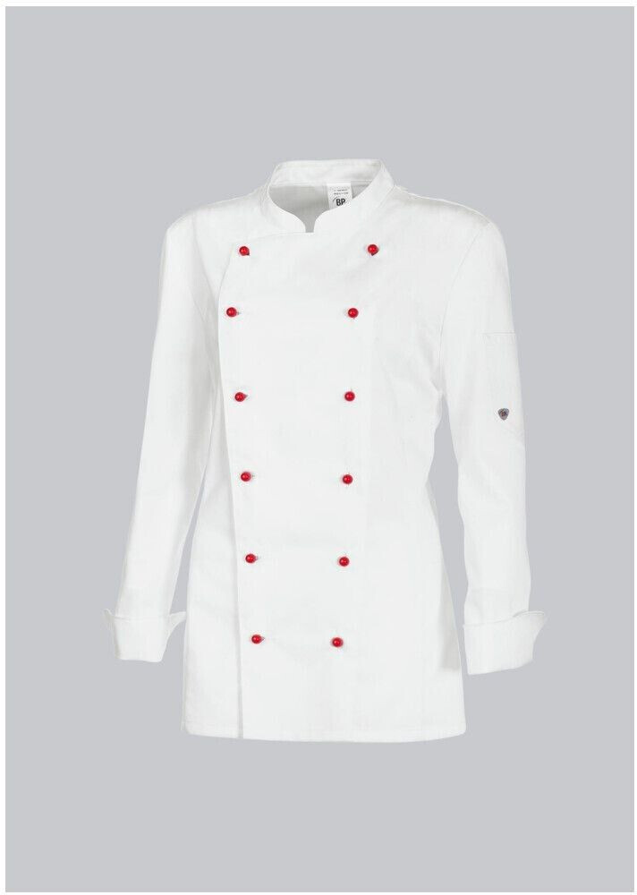 BP chef jacket blue Lady white
