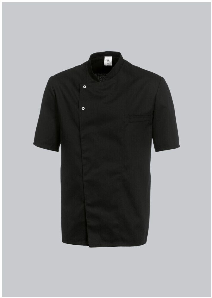BP chef jacket blue 1/2 Arm black