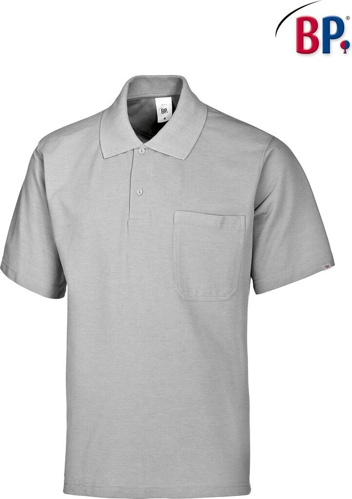BP Poloshirt unisex hellgrau