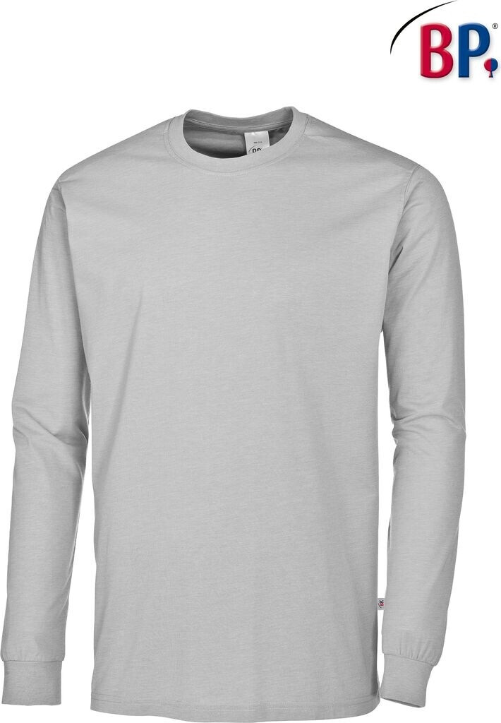 BP Langarmshirt unisex hellgrau