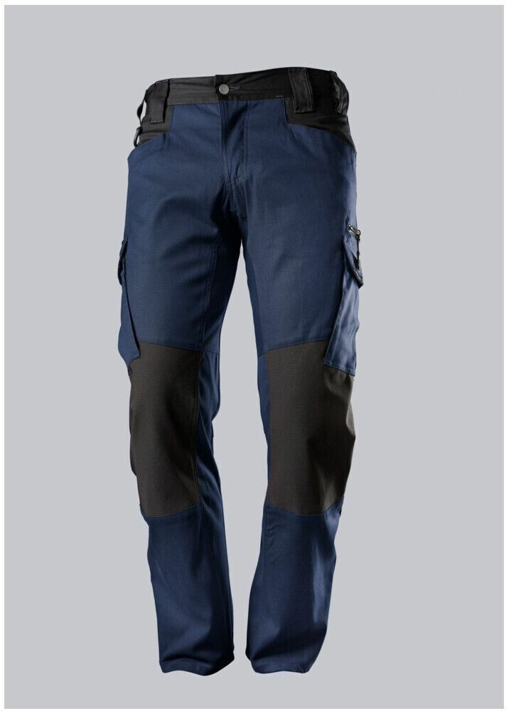BP light Stretch-Workpants with Knieverstärkung night blue/black