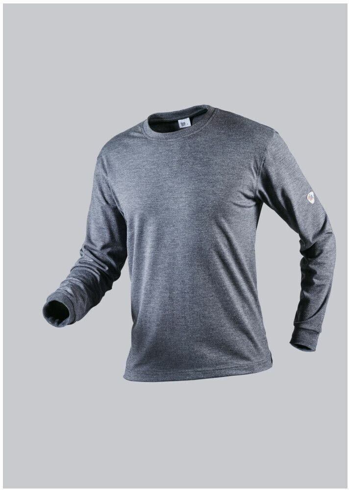 BP Multinorm-Langarmshirt APC1 blaugrau