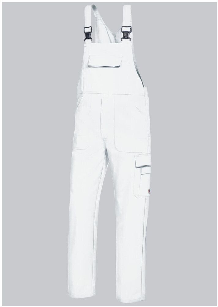 BP Dungarees with buttons white