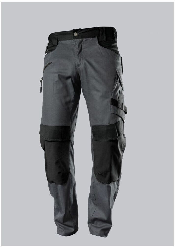 BP Stretch-Workpants with knee pockets anthracite/black