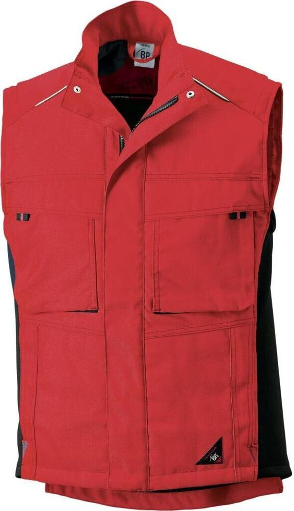 BP Strapazierfähige Thermoweste rot/schwarz