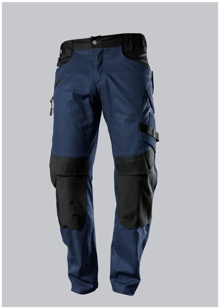BP Stretch-Workpants with knee pockets night blue/black