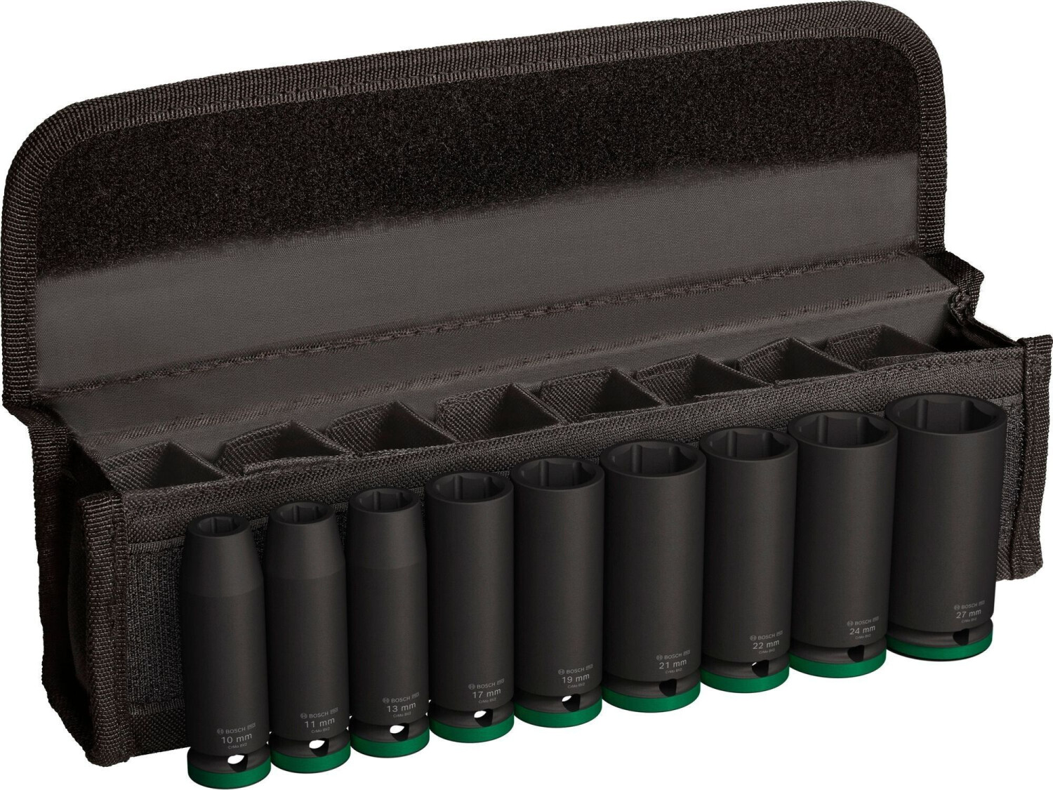 Bosch PRO Impact Socket Set 1/2 Zoll tief 9‑pc. (2608003040)