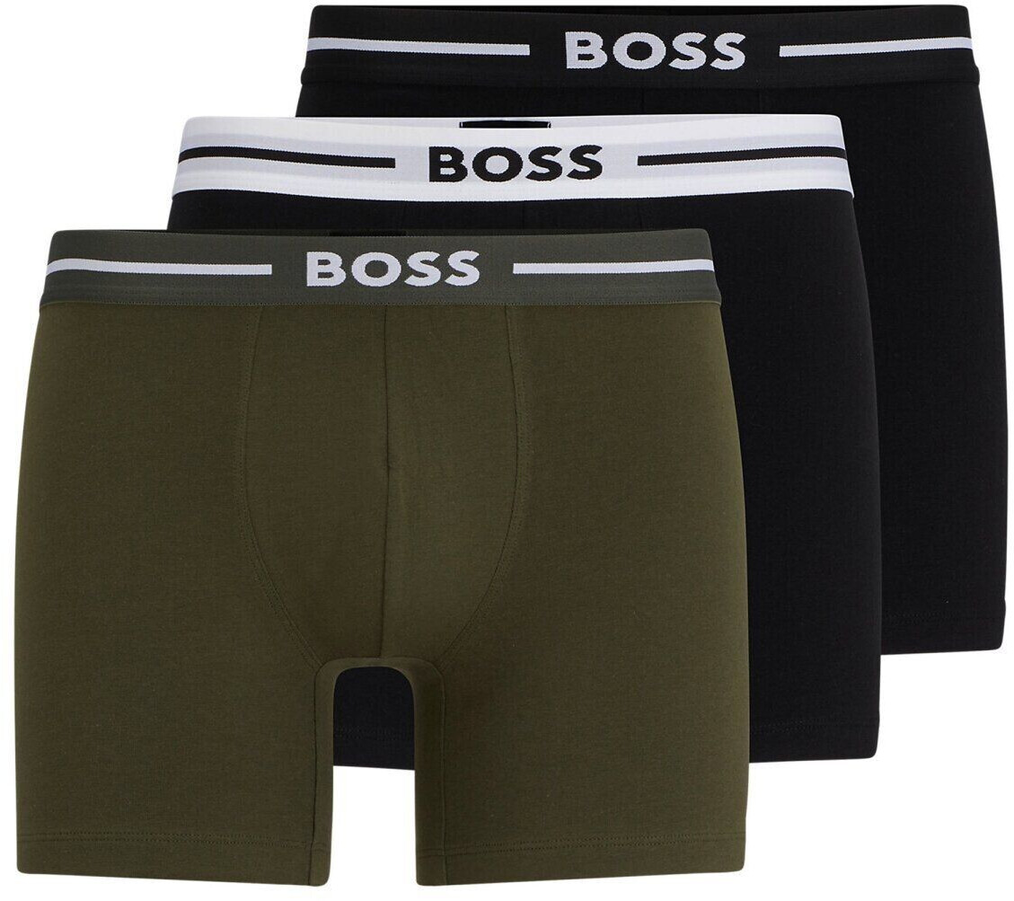 Hugo Boss 3-Pack Boxershorts Boxe Bold (50508877) black/grey (964)