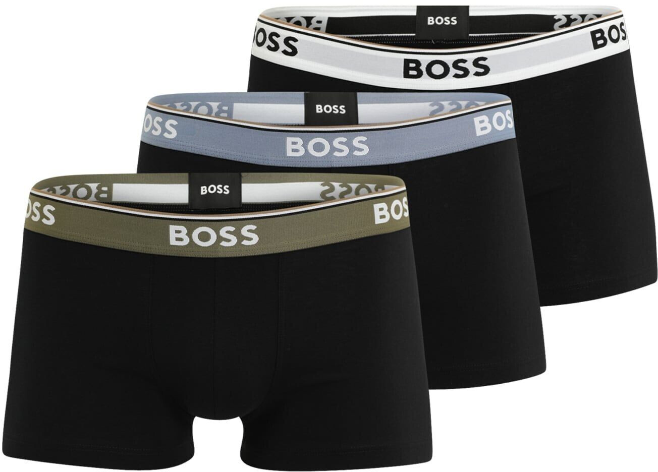 Hugo Boss Power Boxer 3 Units (50517827) black/yellow