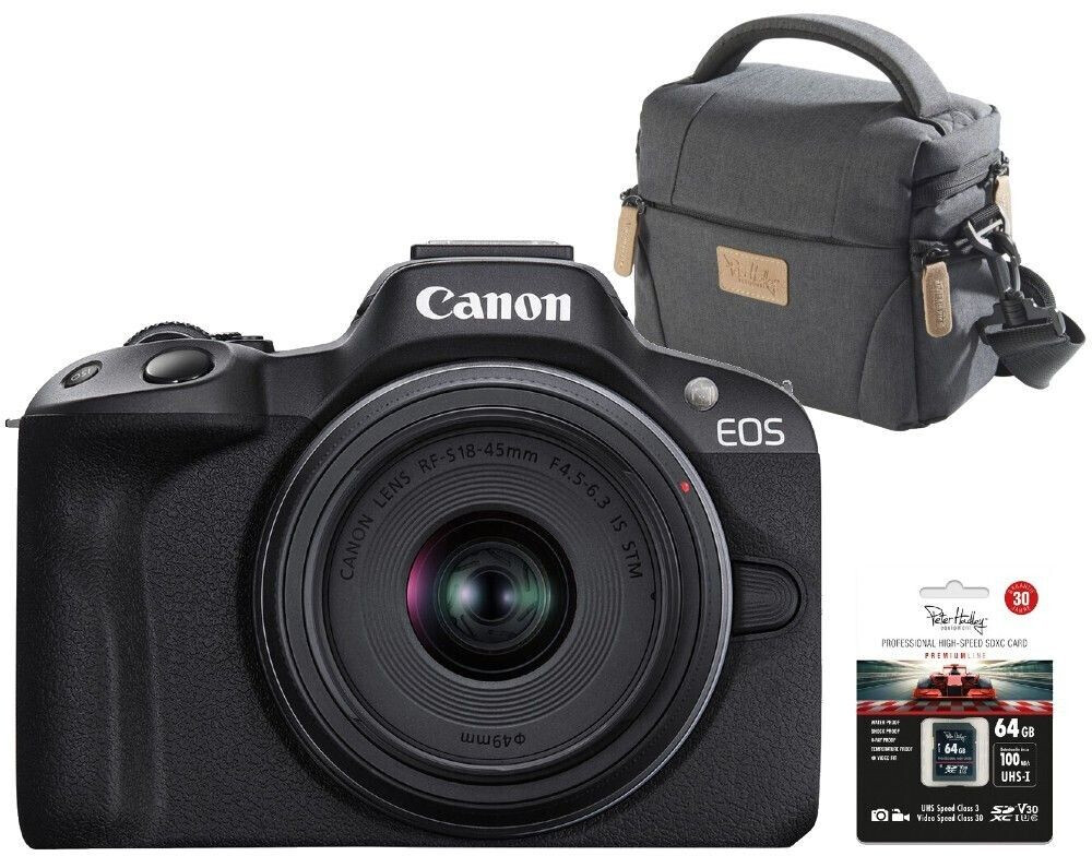Canon EOS R50 Kit 18-45mm Starter Kit noir