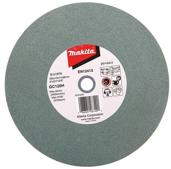 Makita B-51976 Grindstone GC120H 205x19x15.88 mm