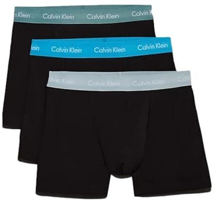 Calvin Klein 3-Pack Shorts - Cotton Stretch (U2662G) vivid blue/sage brown/green