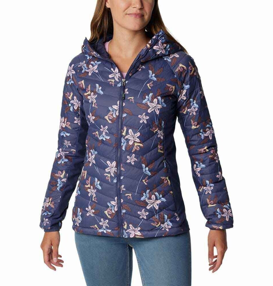 Columbia Powder Pass Hybrid Hooded Jacket Women (1773211) nocturnal tiger lilies print