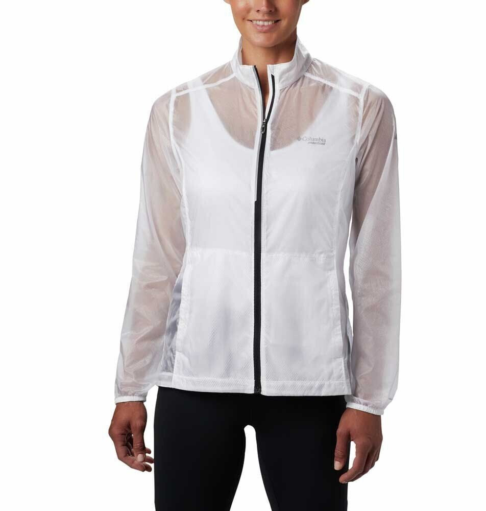 Columbia Fkt Windbreaker Jacket Women white aerial emboss
