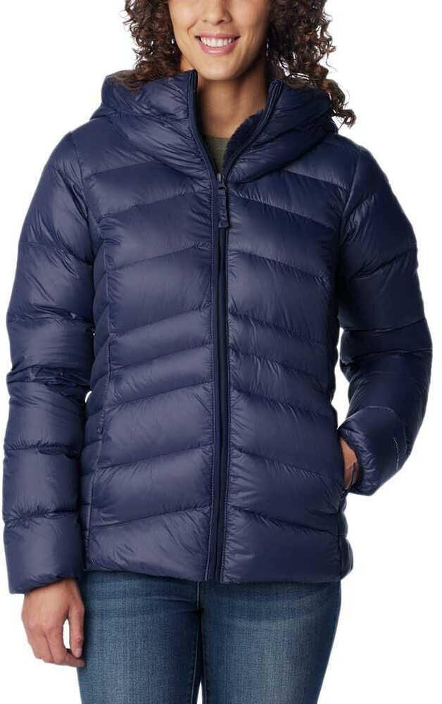 Columbia Autumn Park Down Hooded Jacket Women dark nocturnal