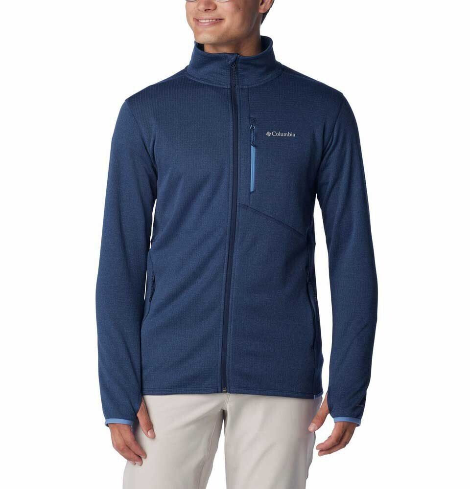 Columbia Park View Full Zip Fleece(1952222) collegiate navy heather