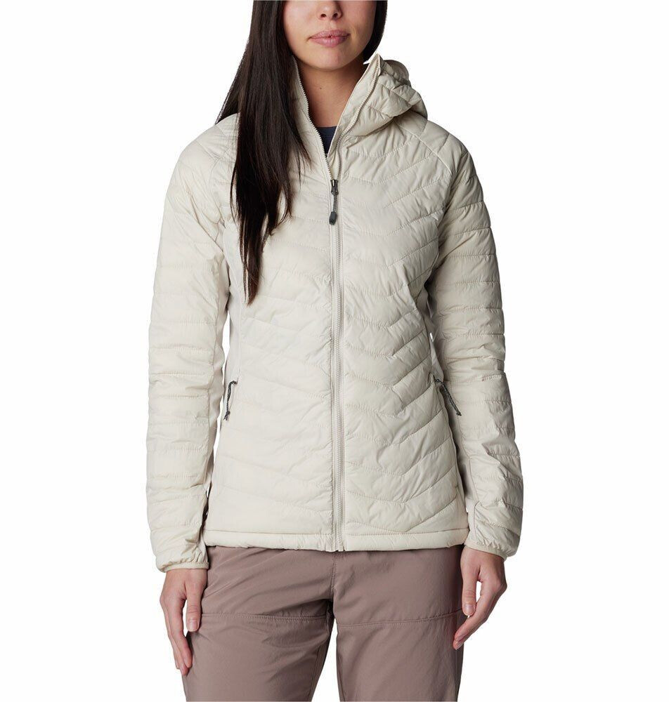 Columbia Powder Pass Hybrid Hooded Jacket Women (1773211) dark stone