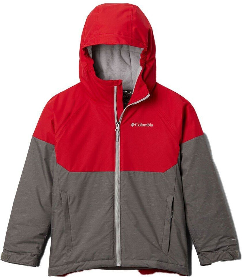 Columbia Alpine Action ii Jacket Kids city grey heather/mountain red