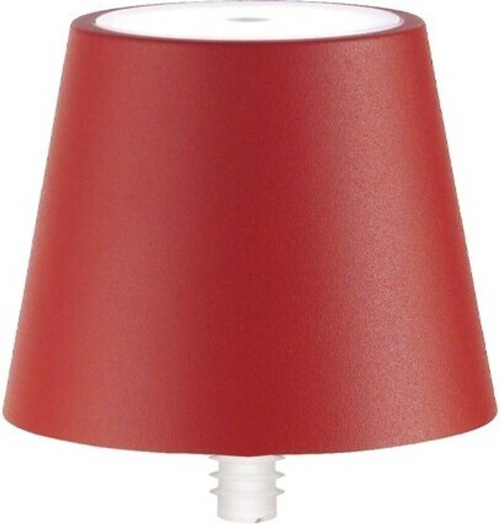 Zafferano Stopper LED Table Lamp H11cm Red