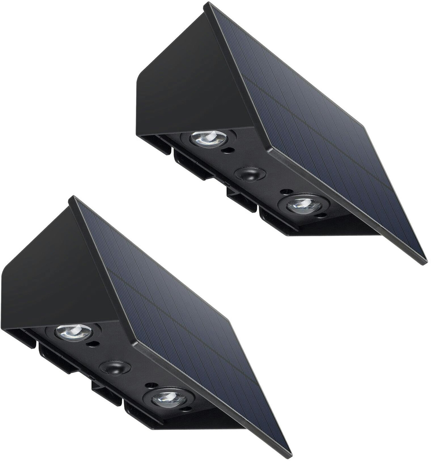 Lumisky 2 x solar wall light, LED, white, 2 x Blinky, H:18 cm