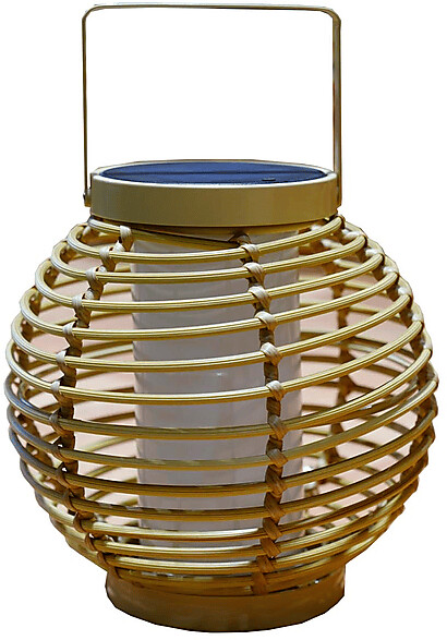 Lumisky Beehive solar lantern with solar panel, LED, white, H:26 cm