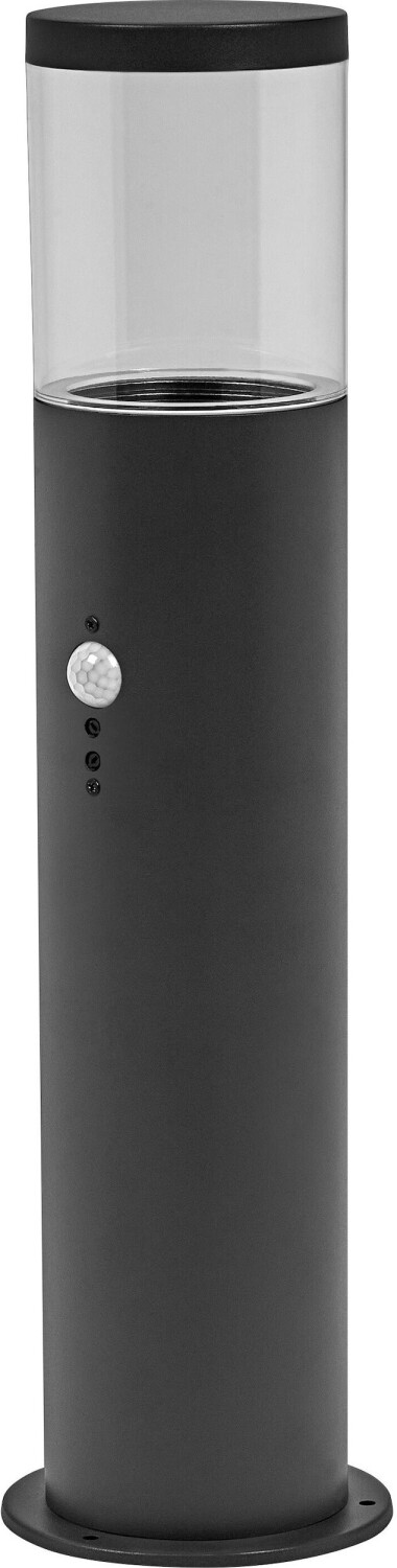 LEDVANCE ENDURA CLASSIC EBRO SEN dark gray, 49 cm, stainless steel IP44, plug-in lamp daylight sensor, stainless steel housing