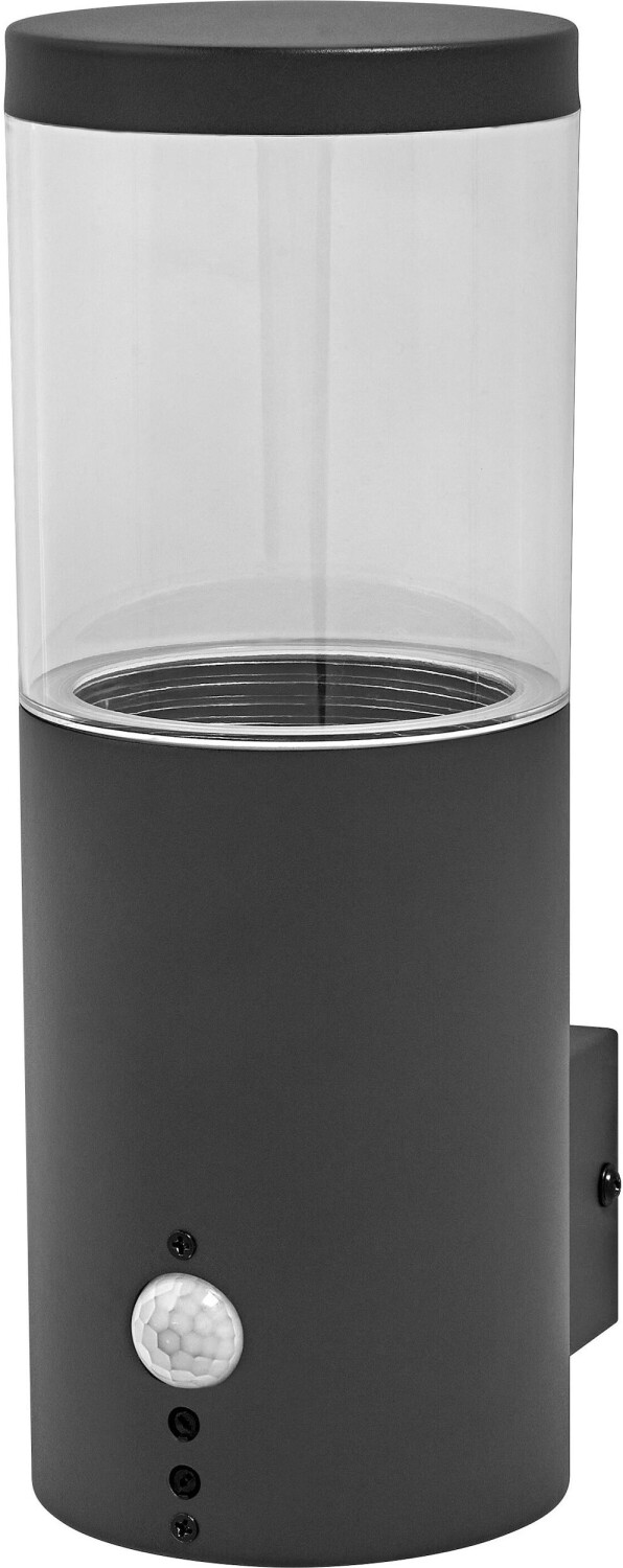 LEDVANCE ENDURA CLASSIC EBRO WALL SEN outdoor light dark grey, stainless steel IP44, motion detector, daylight sensor, stainless steel