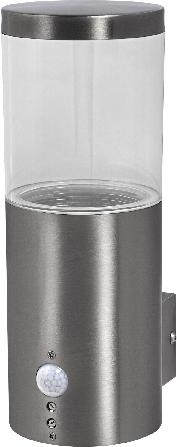 LEDVANCE ENDURA CLASSIC EBRO WALL SEN outdoor light stainless steel IP44, motion detector, daylight sensor