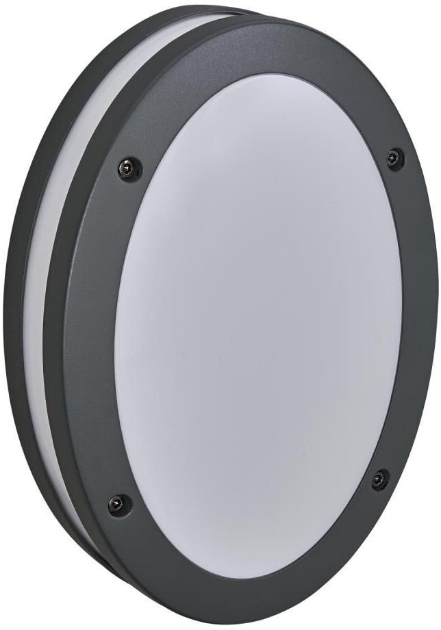 LEDVANCE ENDURA CLASSIC ORBI W outdoor light E27 socket, dark gray, aluminum matt diffuser, IP65