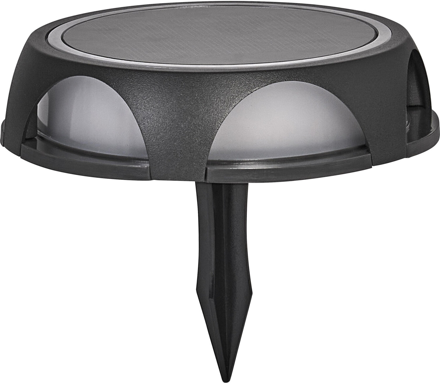 LEDVANCE ENDURA STYLE ROUND WALL outdoor light, 1.2W, 60lm, dark gray, indirect lighting, indirect lighting, rechargeable battery, IP65, 3,000K color temperature, warm white