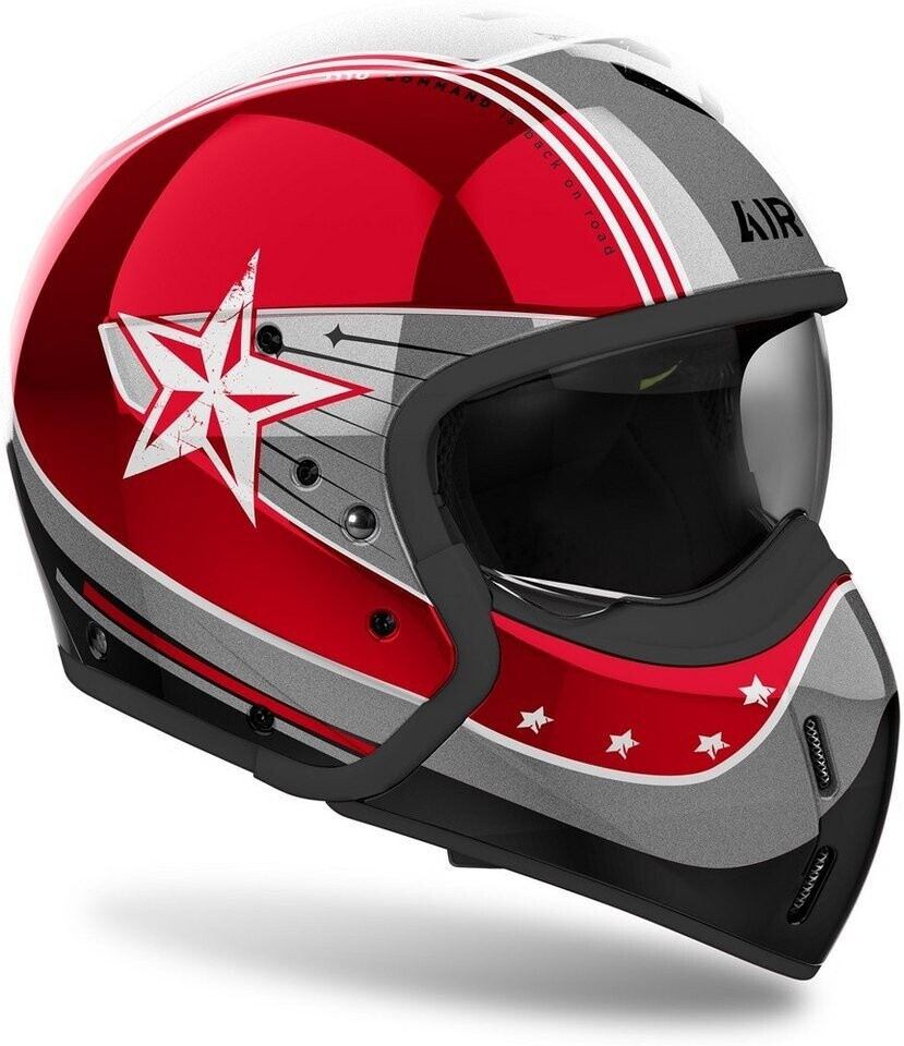Airoh J 110 Command Helmet burgundy gloss