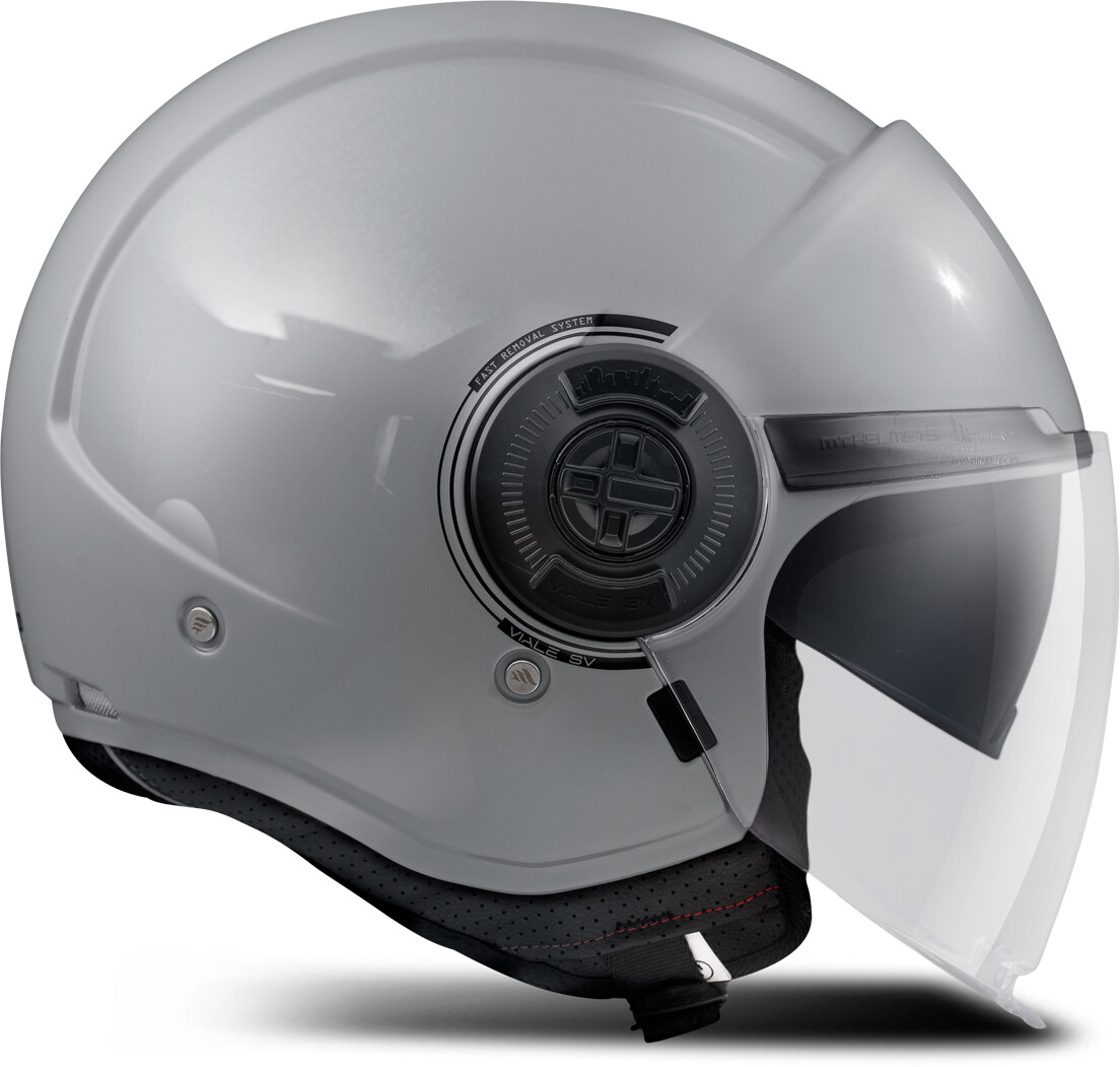 MT Helmets Viale SV S Jet Helmet Solid A6 Grey