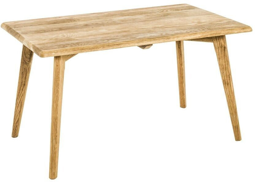 CarryHome Solid oak coffee table rectangular 50x45x80 cm