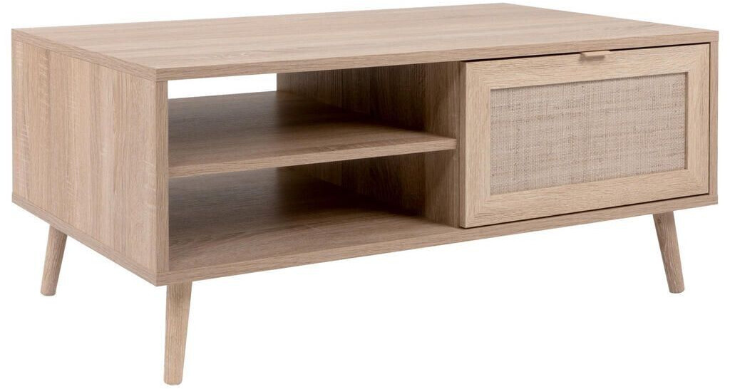 Mid.you Coffee table Sonoma oak plastic oak rectangular conical 60x46x100 cm