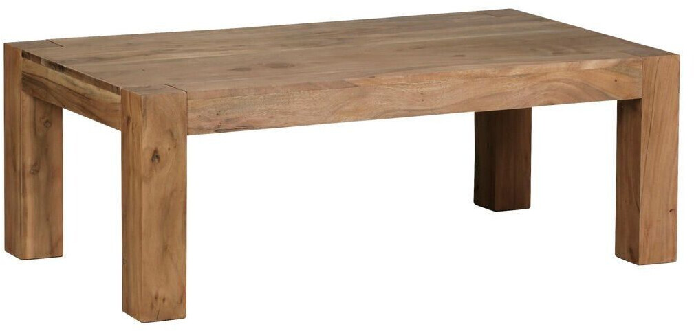 Mid.you Solid acacia coffee table rectangular 60x40x110 cm