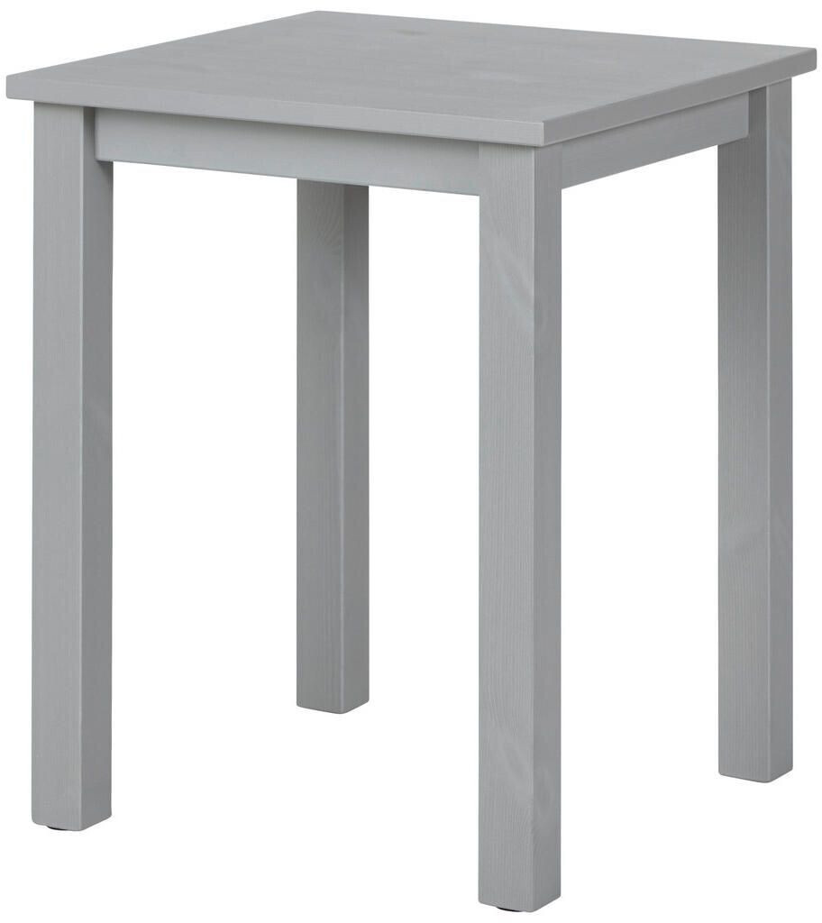 Mid.you Side table gray solid pine square 45x55x45 cm Fsc